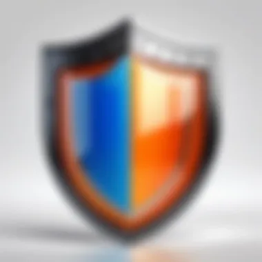 Protecting Your Credit from Fraud A shield symbolizing protection against credit fraud