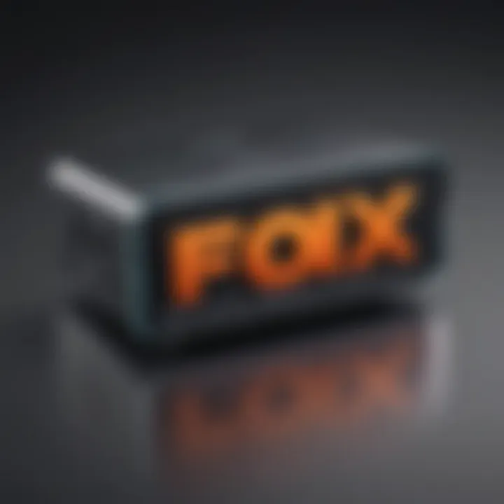 Modern streaming device with Fox logo