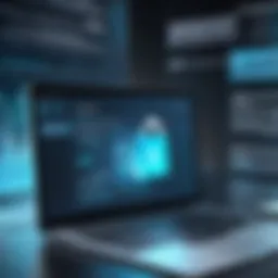 Visual representation of data breach consequences on business