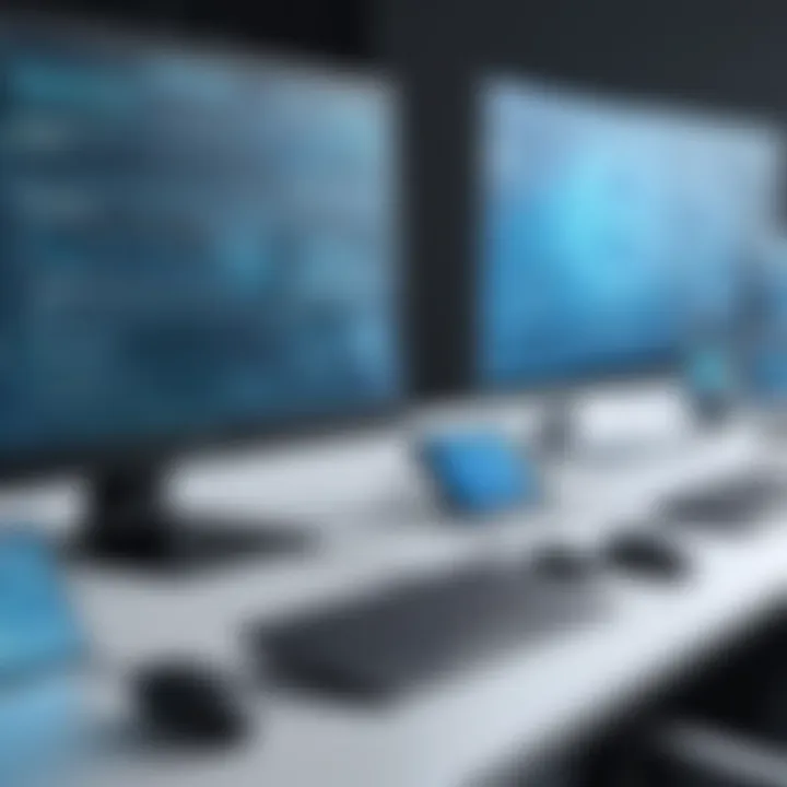 Conceptual image showcasing the impact of technology on cyber crime