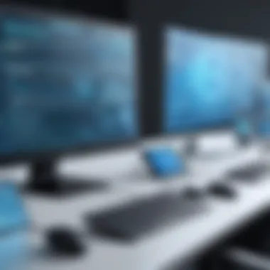 Technology's Role in Cyber Crime Conceptual image showcasing the impact of technology on cyber crime
