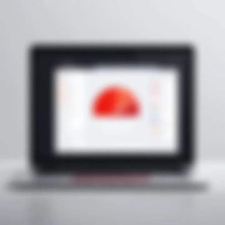 Visual representation of ad blocker interface on a web browser