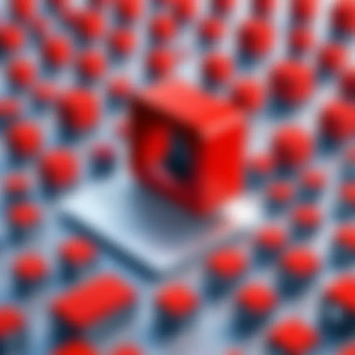Illustration depicting the ethical considerations of using ad blockers