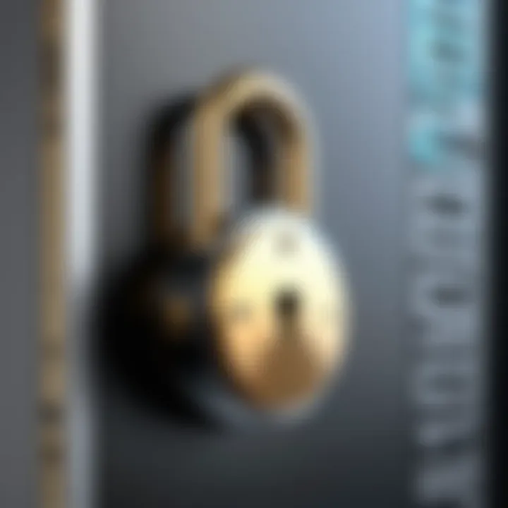 Digital Privacy Lock Icon