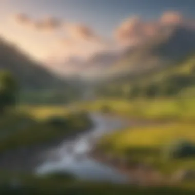 Captivating Hope Valley Landscape Enchanting Hope Valley Landscape