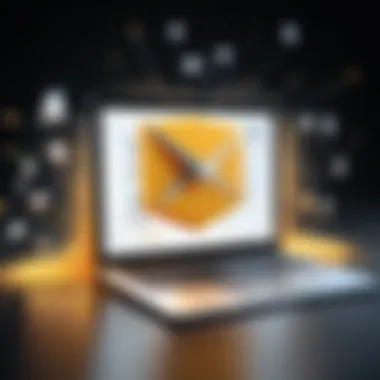 Diagram illustrating the impact of spam on email security