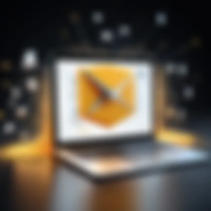 Diagram illustrating the impact of spam on email security