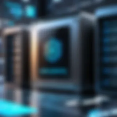 Secure Environment for Incremental Backups A secure data management environment showcasing incremental backups