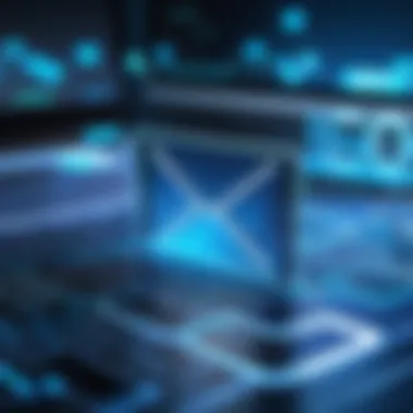 Illustration of email transmission security