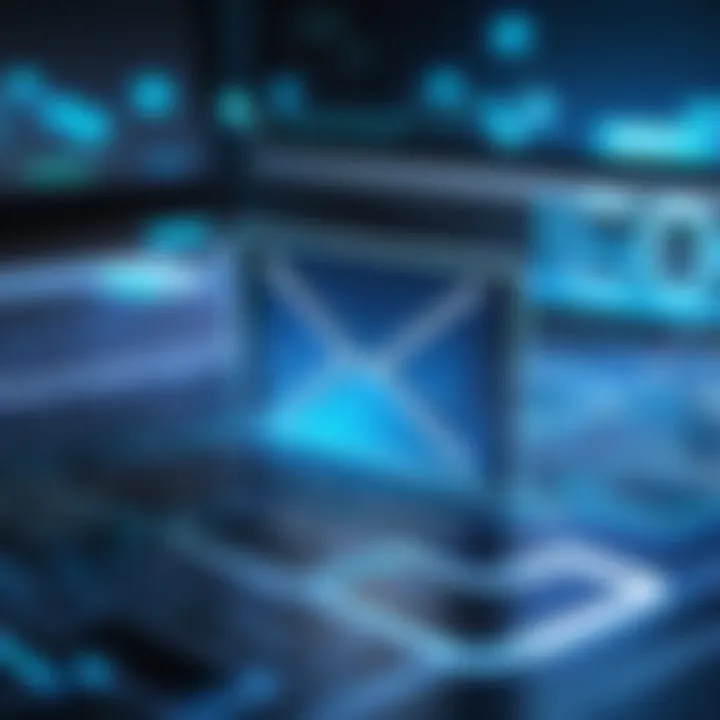 Illustration of email transmission security
