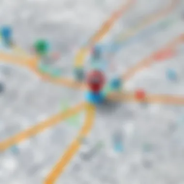 Mapping Location Sharing Map showcasing location sharing features