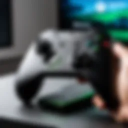 A detailed view of IPVanish interface on a gaming console.