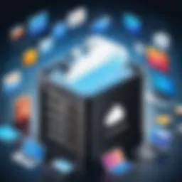 Illustration depicting digital storage challenges