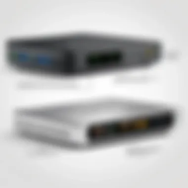 Comparison of Multiport and Traditional Routers Comparison chart of multiport routers and traditional routers