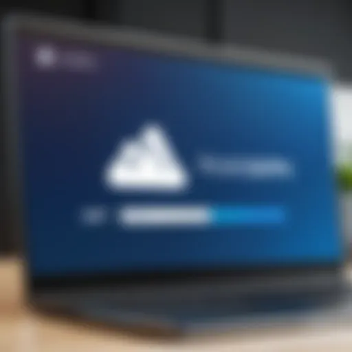 NordVPN logo on a digital interface