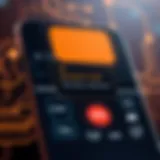 Illustration of spam call notifications