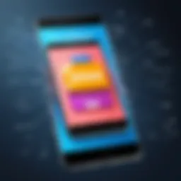 A visual representation of spam calls overwhelming a mobile device