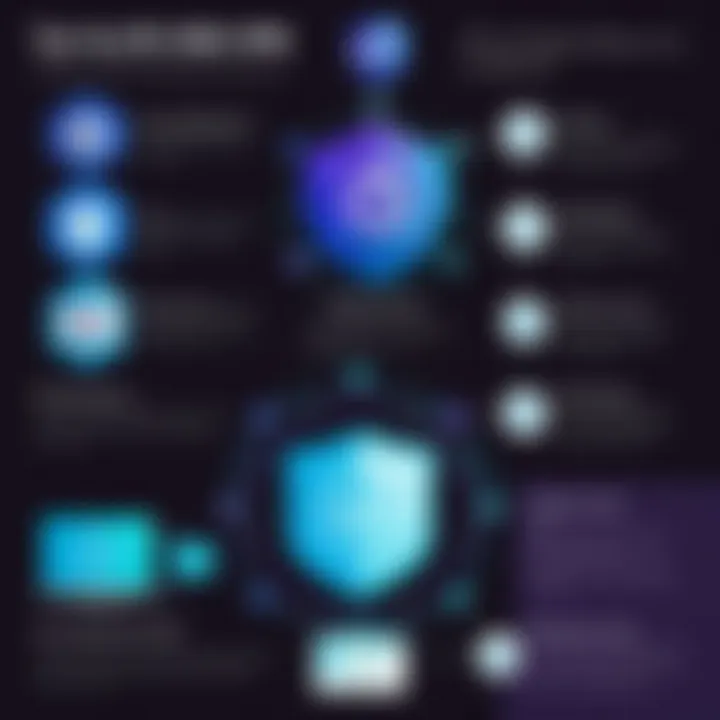 Infographic highlighting privacy and security features of Tor and VPN