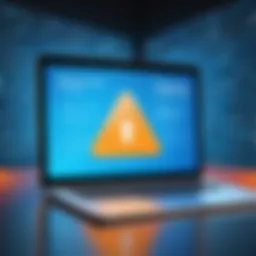 Conceptual representation of online privacy and digital security