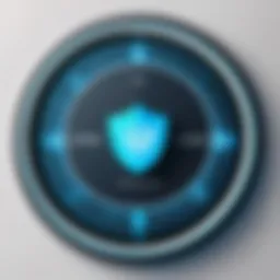 Visual representation of VPN encryption technology