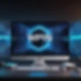 Visual representation of VPN technology for online gaming
