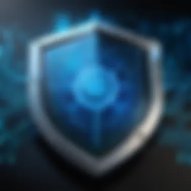 Cyber Protection Shield A conceptual image of a shield representing enhanced cyber protection