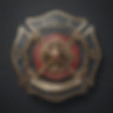 Vintage Chicago Fire Department emblem