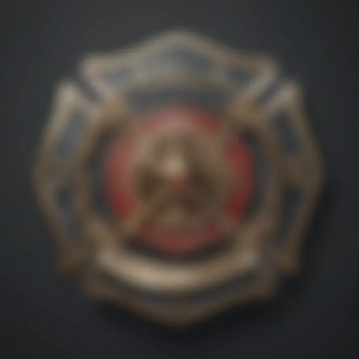 Vintage Chicago Fire Department emblem