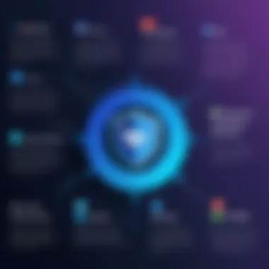 An infographic showcasing the benefits of using VPN extensions for secure browsing