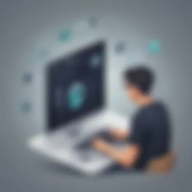 Ensuring Online Privacy with VPN Illustration highlighting the role of VPN in ensuring online privacy