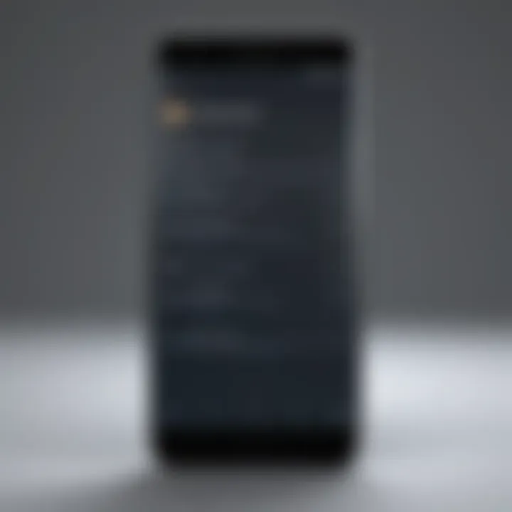 Privacy protection shield on Samsung device