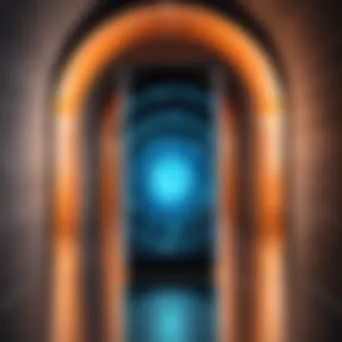 VPN Tunnel Safeguarding Smartphone Data Illustration of VPN tunnel protecting smartphone data