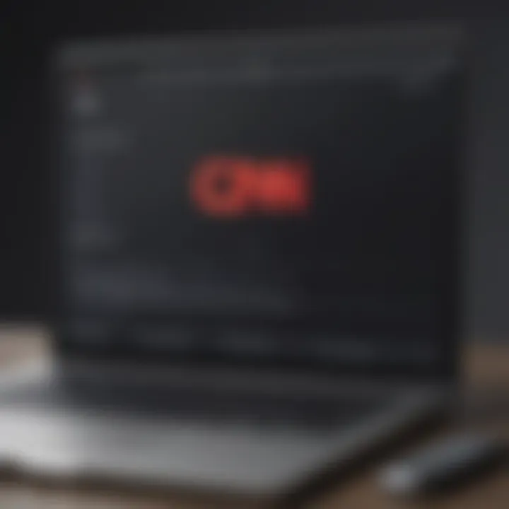 Person streaming CNN on laptop