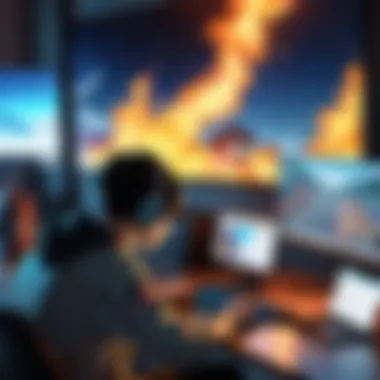 Ensuring Online Safety While Streaming A secure internet connection symbolizing safety while streaming anime.